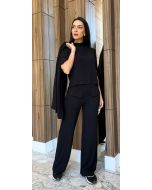 Maria Dubox | Conjunto de calça Graça preto