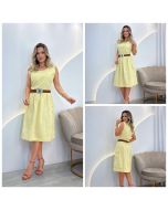 Perola Rara | Vestido Midi Linho