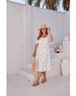 Savannah | Vestido Francine Off Com estampa de cereja