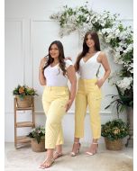 Golstt | Calça Capri Moom Amarela