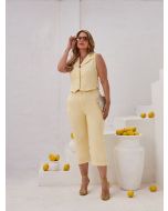 Savannah | Calça Capri Luna Amarelo