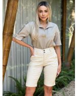 Julia Rodrigues | Camisa com Botão e Manga 3/4 