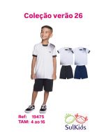 Sul Kids | Conjunto Masculino Have Fun Camisa e Shorts