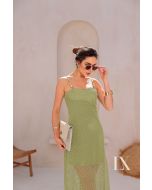 Luxo | Vestido Longo com Transparencia Paula