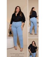 Perola Rara | Calça Reta Jeans Confort Zoe