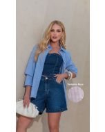 Perola Rara | Camisão Listrado Azul