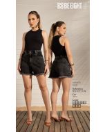 BE EIGHT | Shorts Mom Jeans Preto