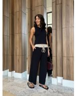 Maria Dubox | Conjunto de calça Belly preto