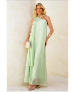 Namine | Vestido Canelado Pistache