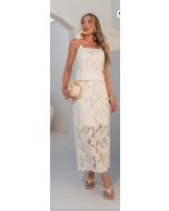 Le Rizz | Conjunto Saia Branco