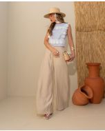 Le Rizz | Blusa Azul Listrado