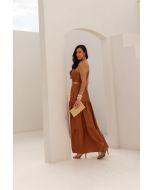 Flor da Moda | Vestido Ombro Só Azul