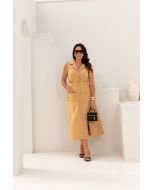 Flor da Moda | Vestido Chamise Camel