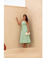 Flor da Moda | Vestido Frente Únida Verde