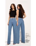 BE EIGHT | Calça Wide Leg Jeans Claro