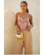 Namine | Blusa Shine Degage Bronze