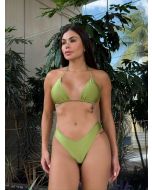 Logata | Conjunto de Biquíni Lorraine Verde