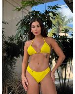 Logata | Conjunto de Biquíni Camila Amarelo