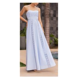 Imperio By Titanium | Vestido de Viscolinho Azul