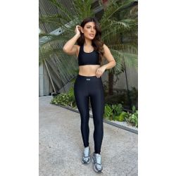 Logata | Conjunto Fitness de Calça Líbia