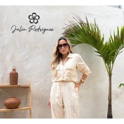 Julia Rodrigues | Camisa Manga Longa  C/ Renda