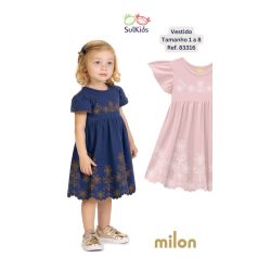 SUL KIDS - VESTIDO INFANTIL - 1 ao 3