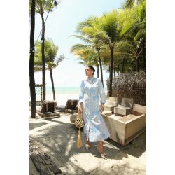 Encantos | Vestido Flora Tricoline Bordado