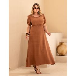 Dona Charme | Vestido Longo de  Linho 