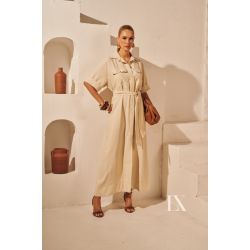 Luxo | Vestido Max Midi Betania Areia 